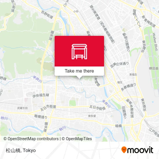 Matsuyama Bridge map