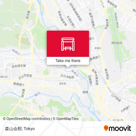 森山会館 map