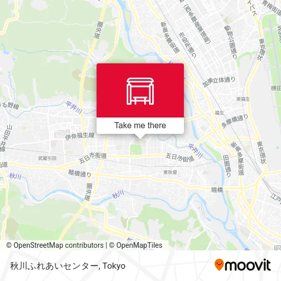 秋川ふれあいセンター map