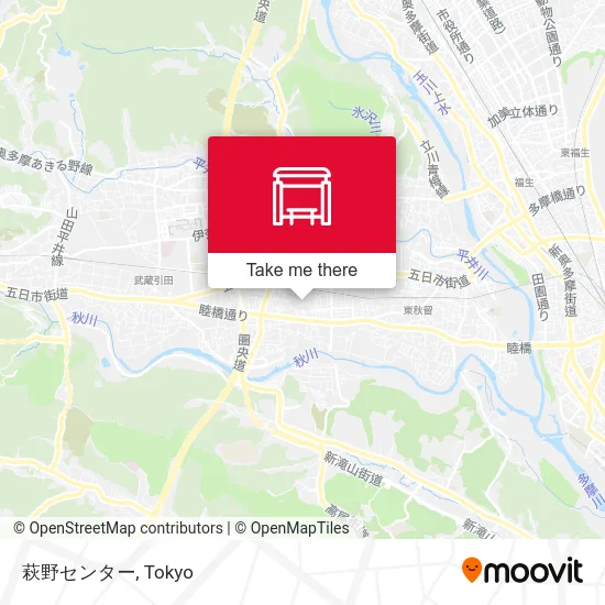 萩野センター map