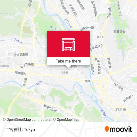 二宮神社 map