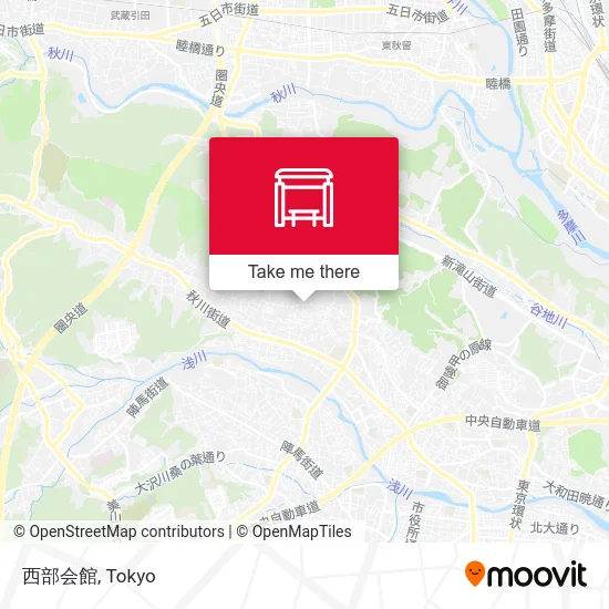 西部会館 map