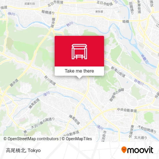 Takao Bridge North map