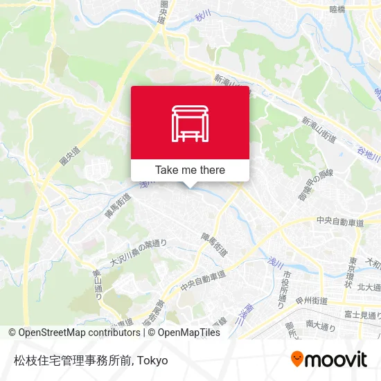 松枝住宅管理事務所前 map