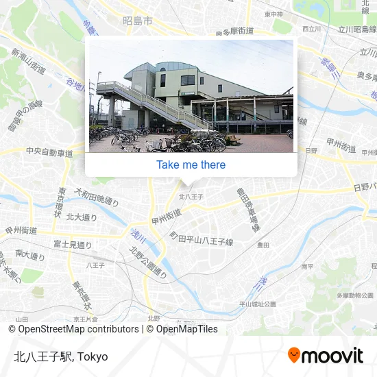 Kita-Hachioji Station map