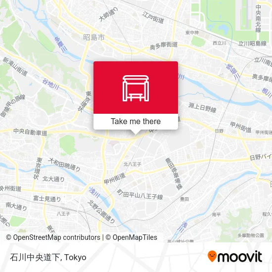 石川中央道下 map