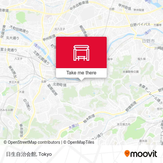 日生自治会館 map