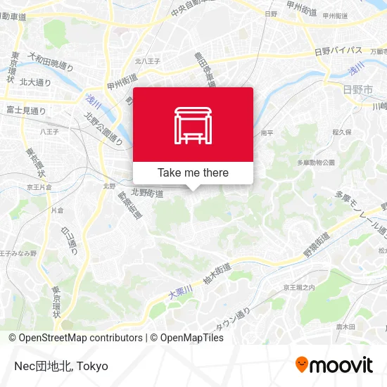 NEC Housing Complex North map