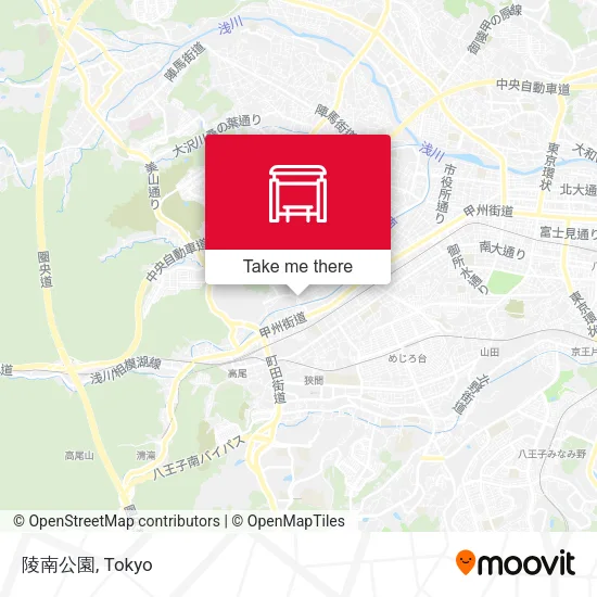 陵南公園 map
