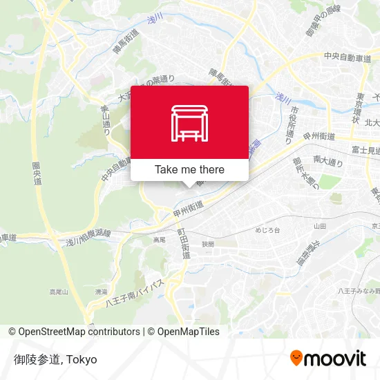 御陵参道 map