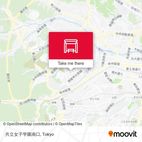 共立女子学園南口 map