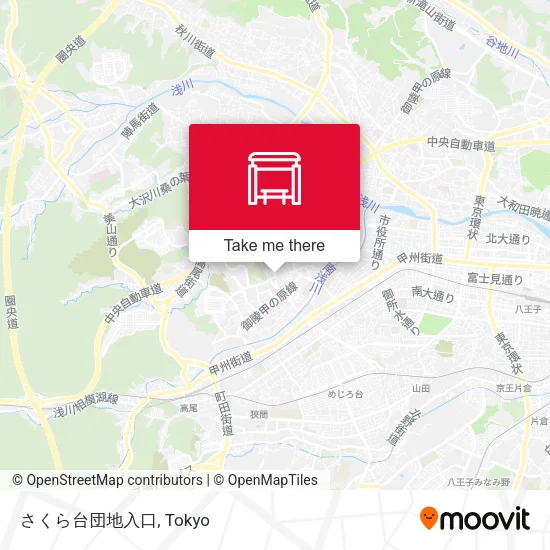 さくら台団地入口 map