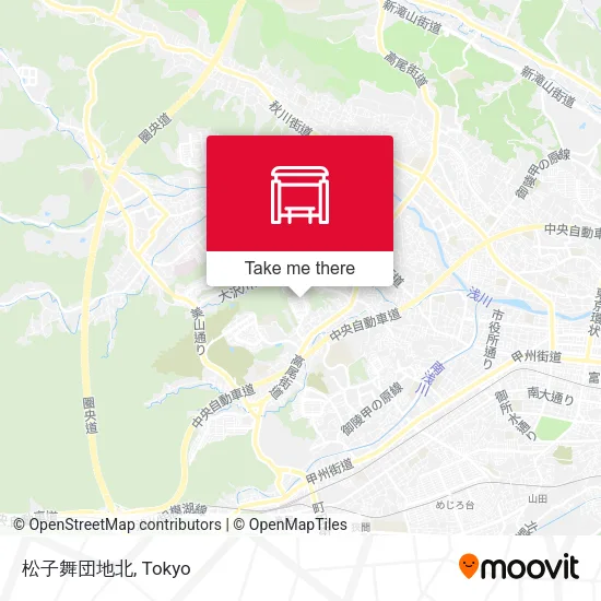 松子舞団地北 map