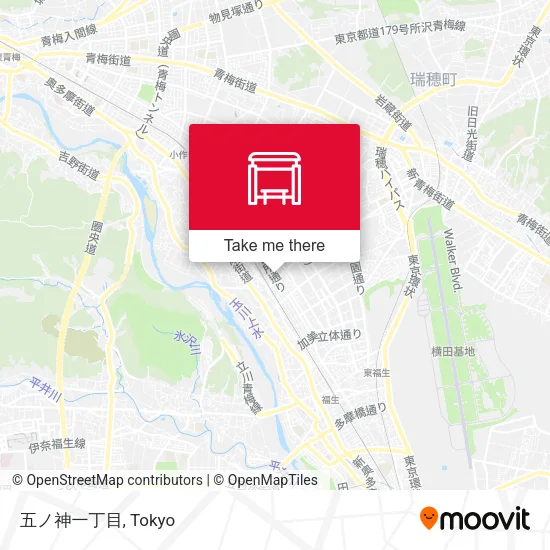 五ノ神一丁目 map