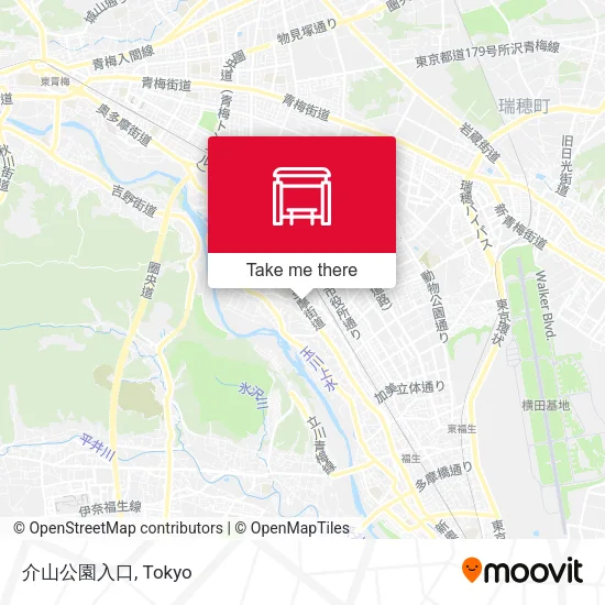 Kayama Park Entrance map