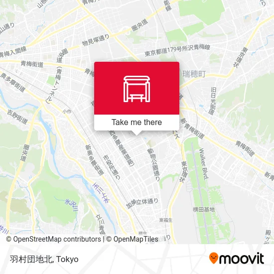 Hamura Housing Complex North map