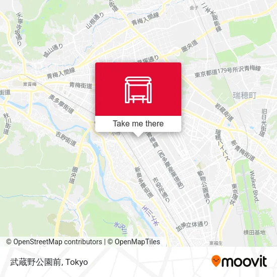 武蔵野公園前 map