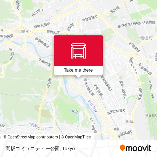 間坂コミュニティー公園 map