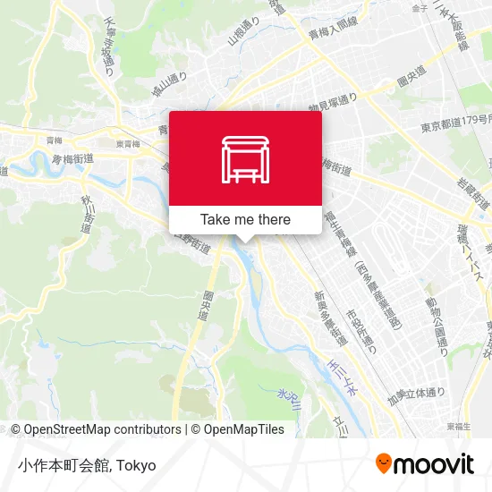 小作本町会館 map