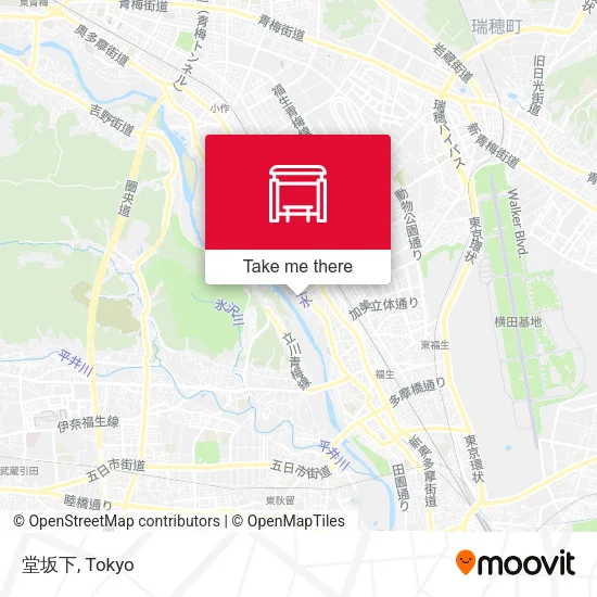 堂坂下 map