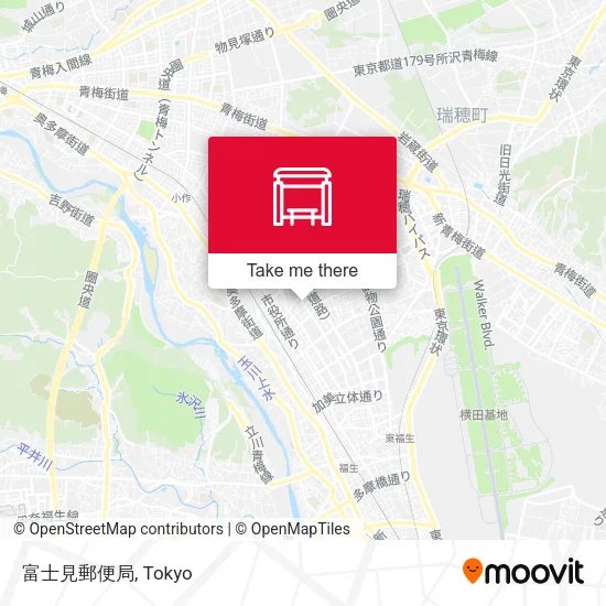 富士見郵便局 map