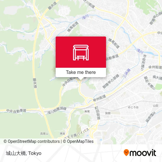 Shiroyama Bridge map