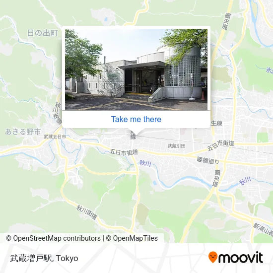 武蔵増戸駅 map