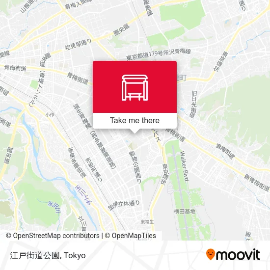 Edo Highway Park map