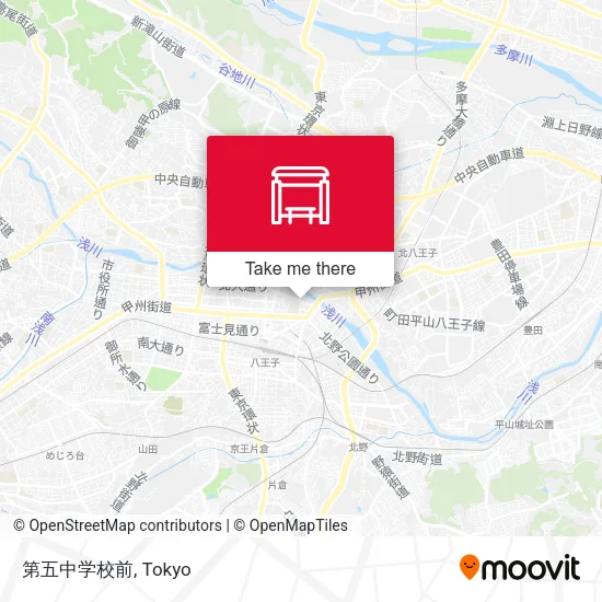 第五中学校前 map