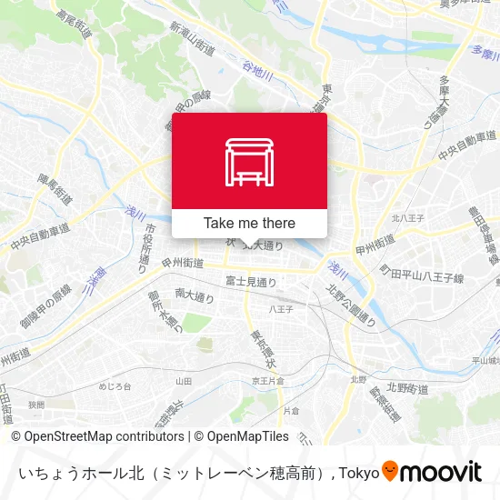 いちょうホール北（ミットレーベン穂高前） map