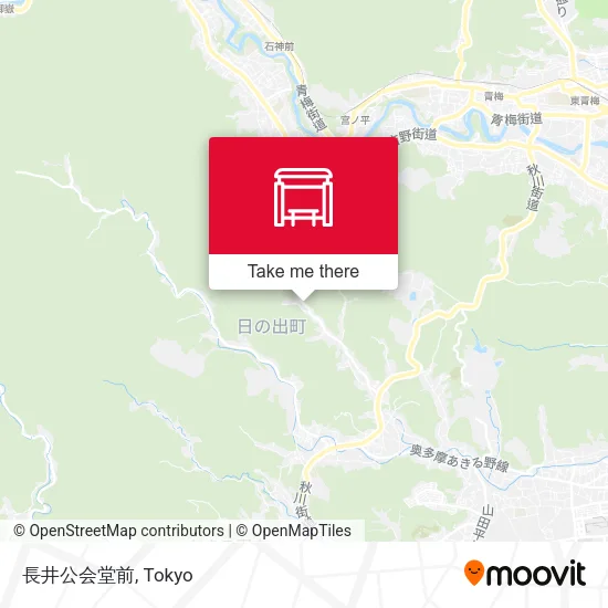 長井公会堂前 map