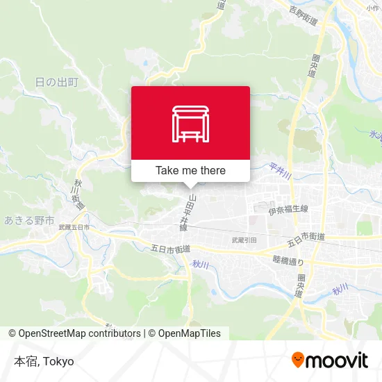 本宿 map