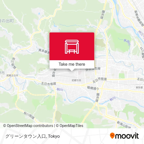 グリーンタウン入口 map
