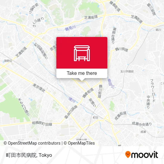 町田市民病院 map