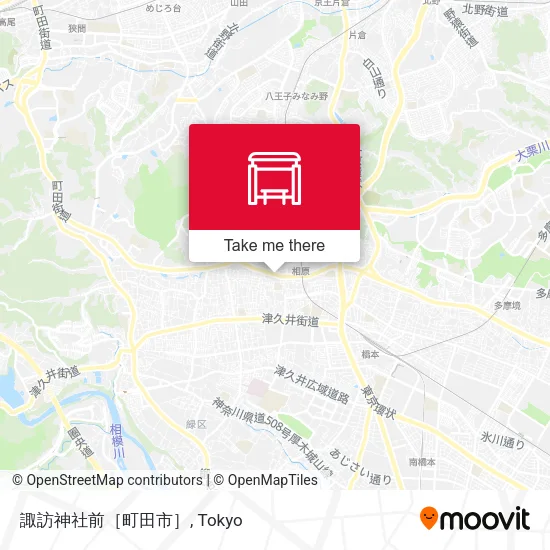 諏訪神社前［町田市］ map