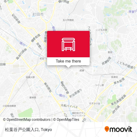 松葉谷戸公園入口 map