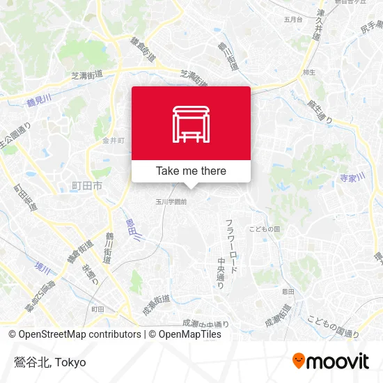 Uguisu-dani North map