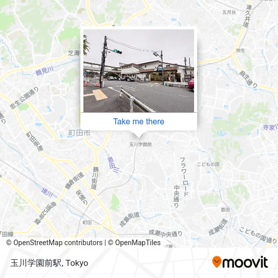 玉川学園前駅 map