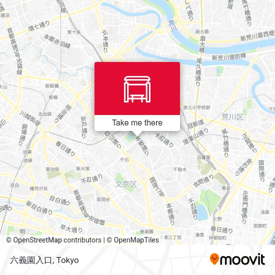 六義園入口 map