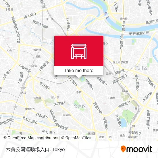 六義公園運動場入口 map