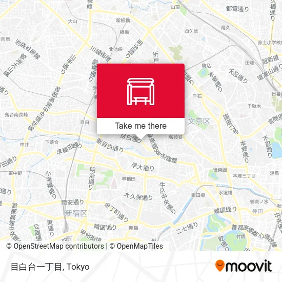 目白台一丁目 map