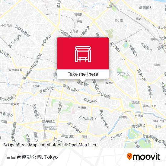 Mejiro Gymnasium Park map