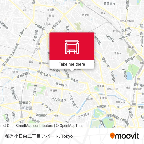 Toei Kohinata 2-Chome Apartments map