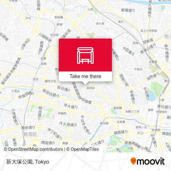 Shin Otsuka Park map