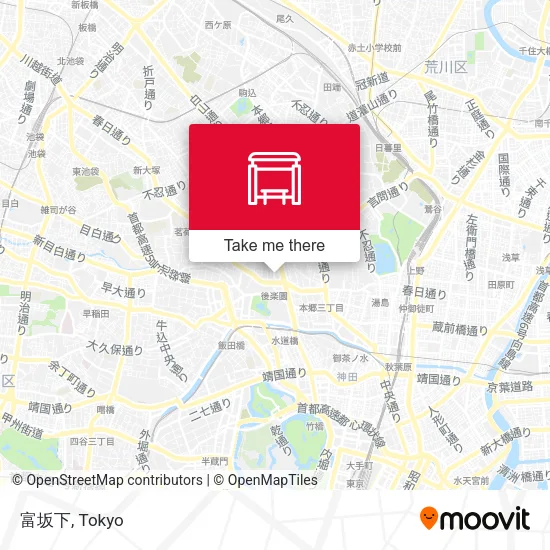 富坂下 map