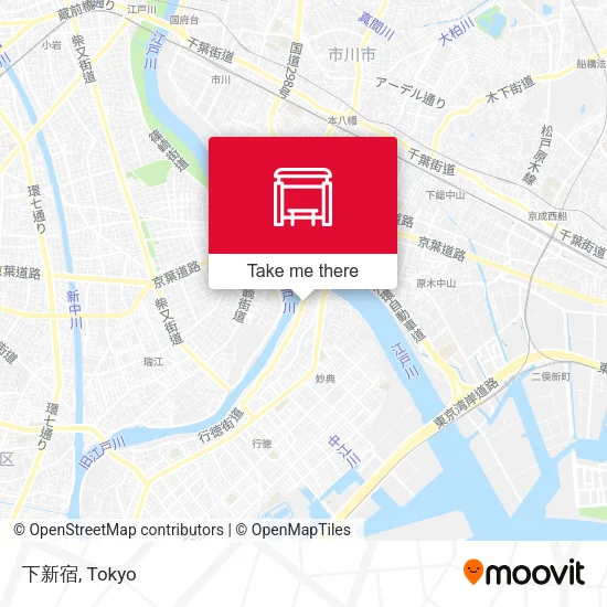 Shimoshinjuku map