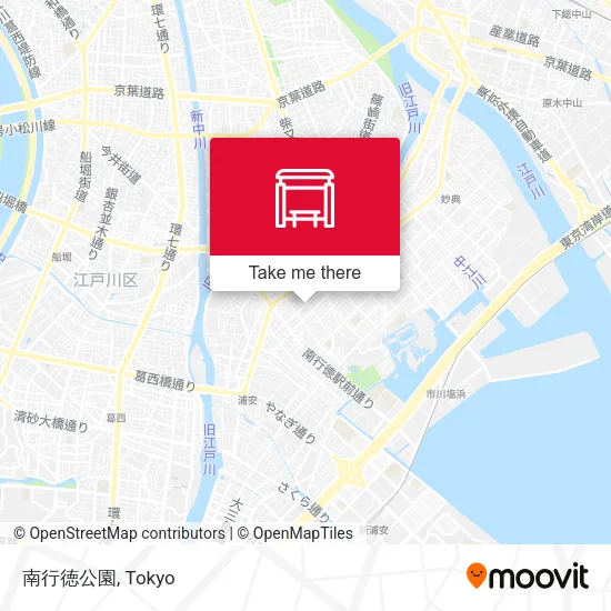 Minami-Gyotoku Park map