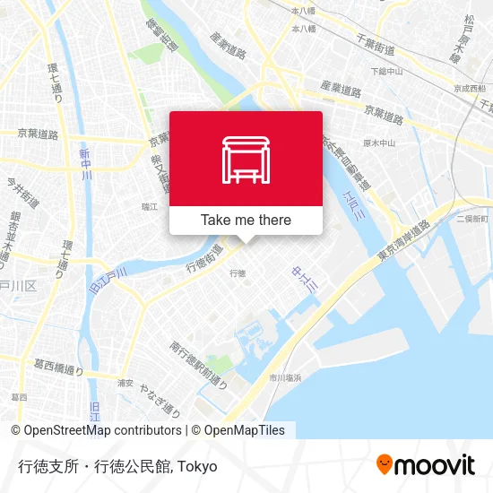 Gyotoku Branch Office & Community Center map