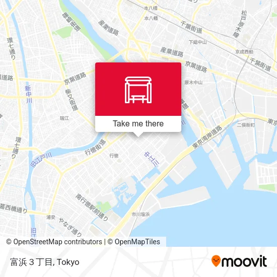 Tomihama 3-chome map