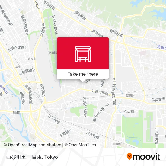 Nishi Suna Town 5-Chome East map